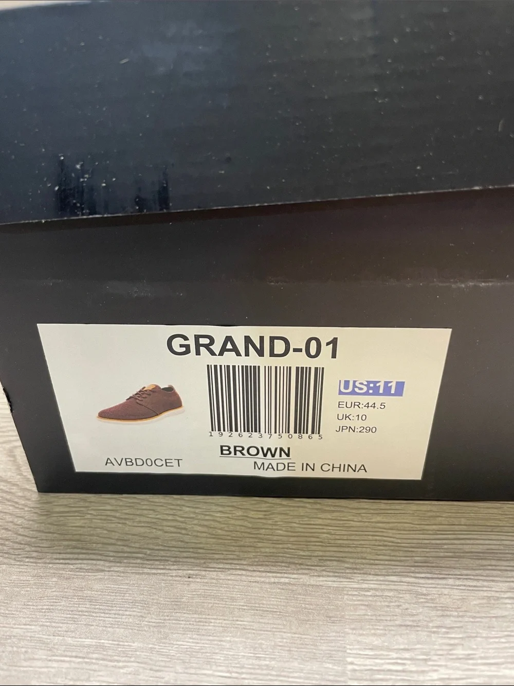Men's Brown Knit Derby with White Sole - Casual Oxford #901